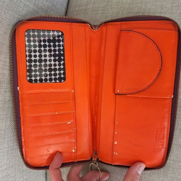 Kate spade Saturday orange wallet - Picture 2 of 4